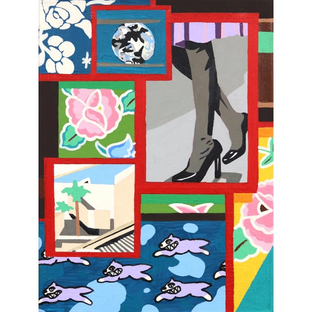 Figurative Abstract Contemporary Painting "Soap Opera" Original Artwork by Danny Brown For Sale - Image 10 of 10