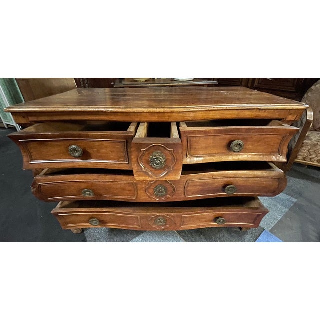 Cherry wood chest of drawers 5 drawers Made in Southwest France