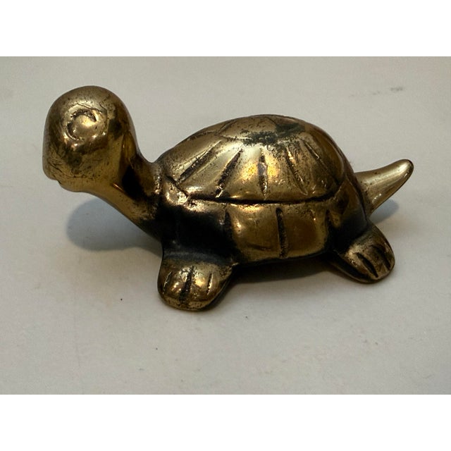 Bronze Turtle Statue Animal Sculpture Christmas Gift Turtle Figure Tortoise Mini For Sale In Phoenix - Image 6 of 11