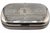 A handsome late Victorian silverplate pocket box featuring a softly rounded rectangular form and a hinged lid, this...