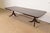 Baker Furniture Style Georgian Mahogany Double Pedestal Extension Dining Table, Newly Refinished For Sale - Image 11 of 15