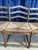 Textile 1960s Country French Settee With 3 Rush Panel Seats For Sale - Image 7 of 16