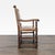 Traditional Vintage Leather Dining Armchair With Carved Finials For Sale - Image 3 of 8