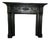 Large Victorian Neoclassical Cast Iron Fireplace Surround For Sale
