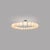 Gold Very Large Ronde De Perles Chandelier by Ludovic Clément D’armont For Sale - Image 8 of 10