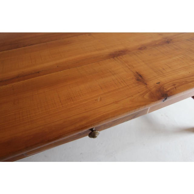 Vintage Cherrywood Dining Table For Sale - Image 15 of 18