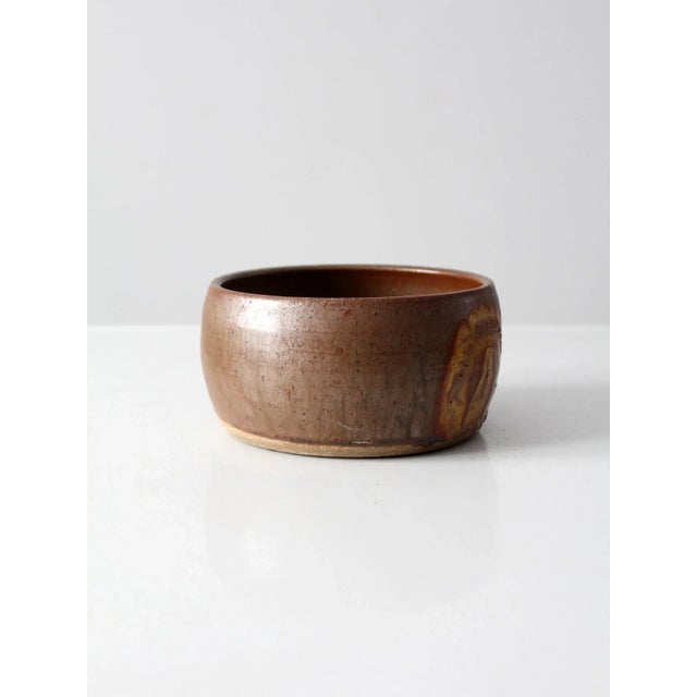 Vintage Studio Pottery Bowl For Sale - Image 4 of 9
