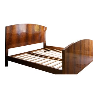 Custom California King Bed Commissioned for Vidal Sassoon, Beverly Hills, 1984 For Sale