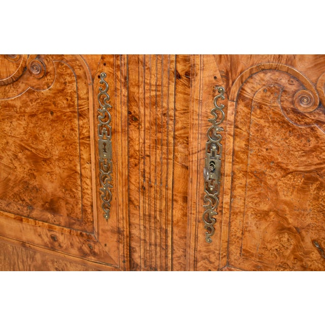 18th Century Burl Elm Buffet From France For Sale - Image 12 of 13