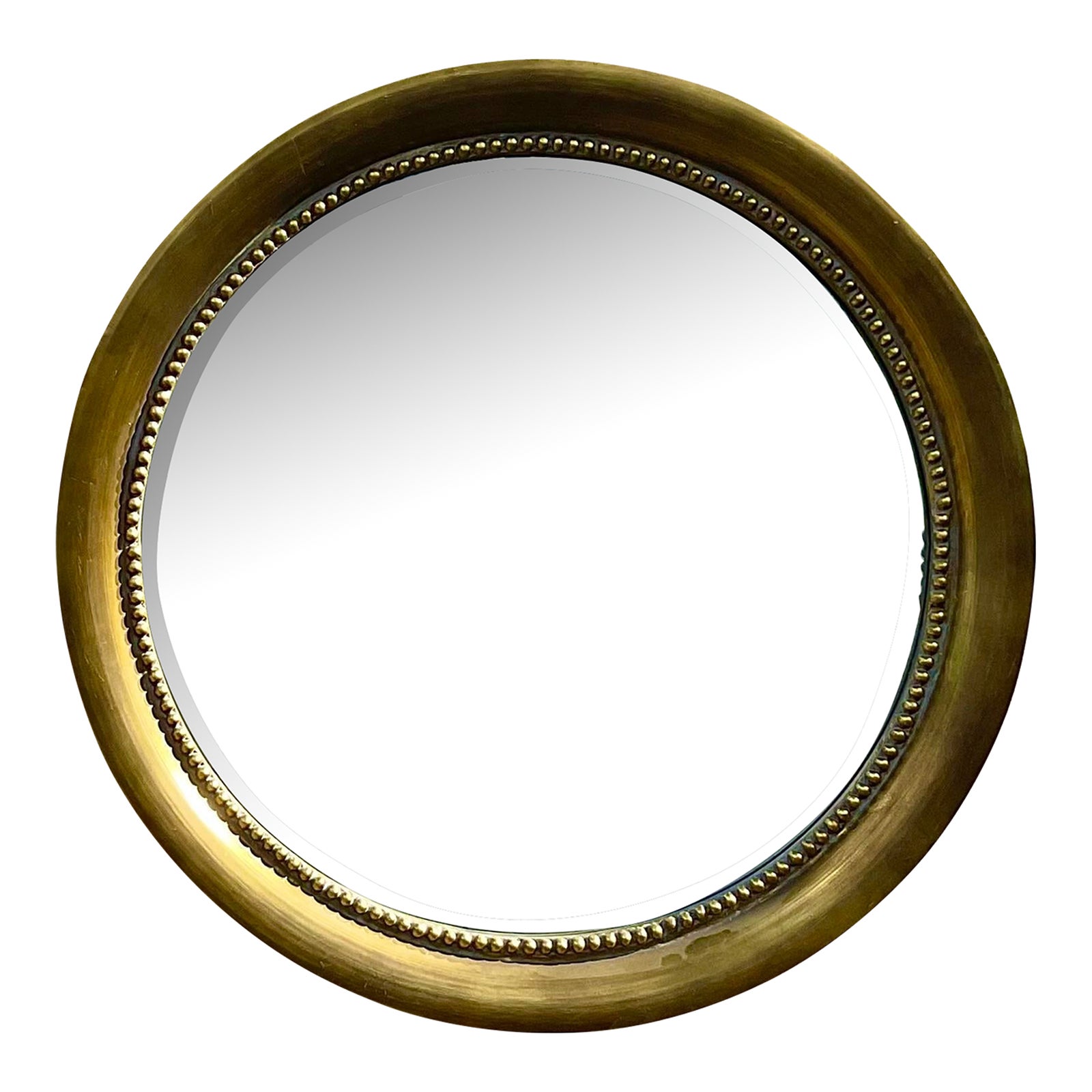 Vintage Regency Gold Circle Mirror Chairish