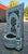 Moroccan Green & White Mosaic Tile Fountain / Rafraf Style For Sale In Orlando - Image 6 of 7