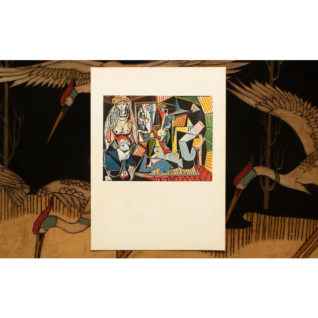 Pablo Picasso 1957 After Pablo Picasso "Women of Algiers (Final Version)", Period Full-Color Print For Sale - Image 4 of 8