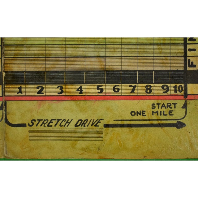 Horse Race Track Original Hand-Painted C1930s Board Game For Sale - Image 4 of 13