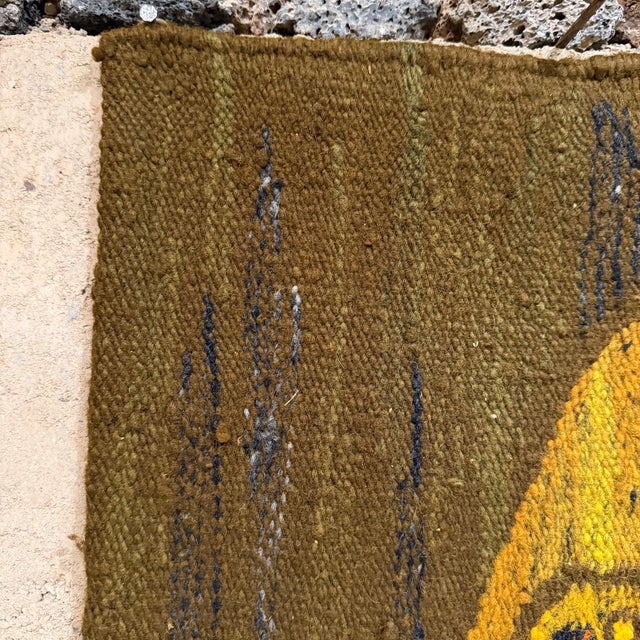 Abstract Vintage 1970s Abstract Polish Tapestry Designed by Elżbieta Kaszycka Mid-Century For Sale - Image 3 of 16