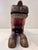1980s Hand-Carved Wooden Feline Sculpture With Metal Detailing For Sale - Image 5 of 12