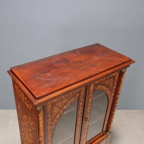 Dutch Bookcase in Mahogany For Sale - Image 11 of 13