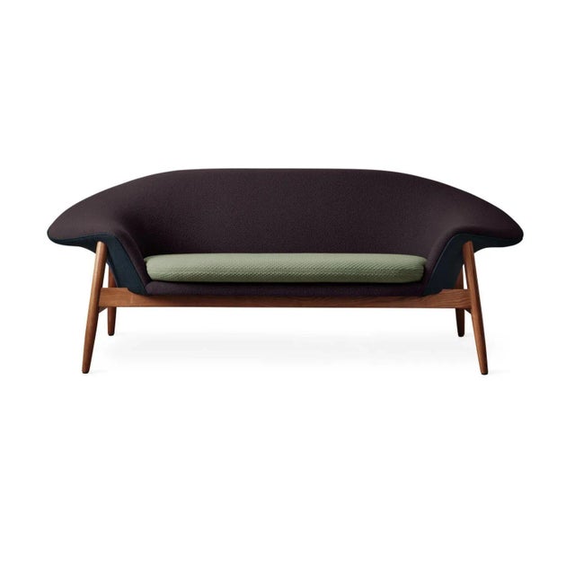 Fried Egg Sofa Sprinkles Dark Blue Eggplant Sage by Warm Nordic Dimensions: D186 x W68 x H 68 cm Material: Textile...