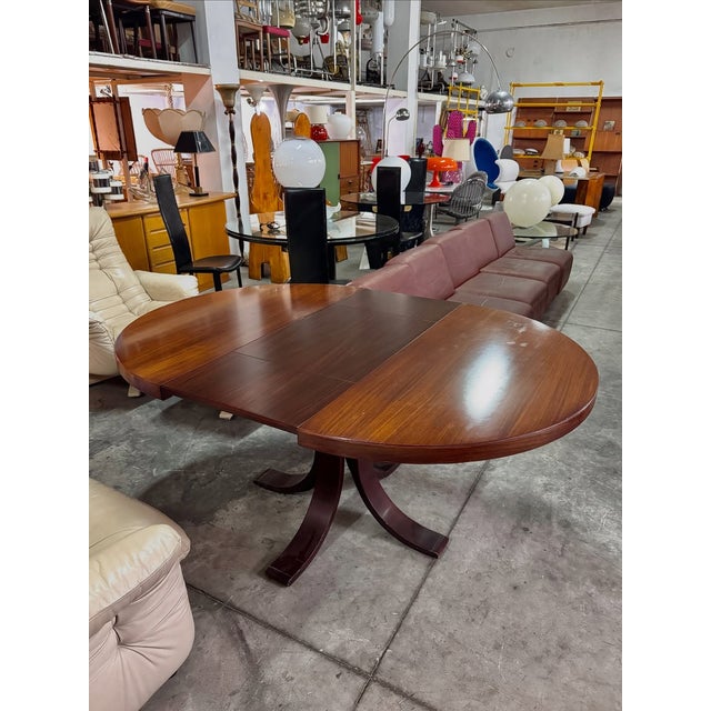 Vintage Italian Extendable Dining Table, 1970s For Sale - Image 9 of 11
