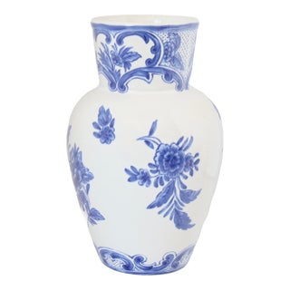 Tiffany & Co. Blue & White Delft Vase For Sale