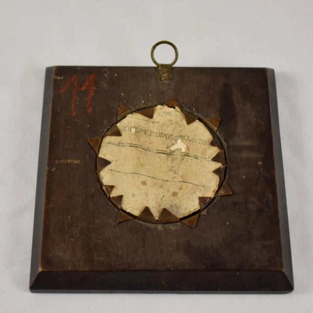 French Miniature Portrait, Woman in Lace Cap, Early 19th Century For Sale - Image 10 of 13