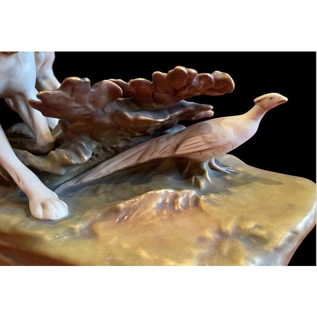 Setter & Pointer Pheasant Hunting from Royal Dux For Sale - Image 3 of 11