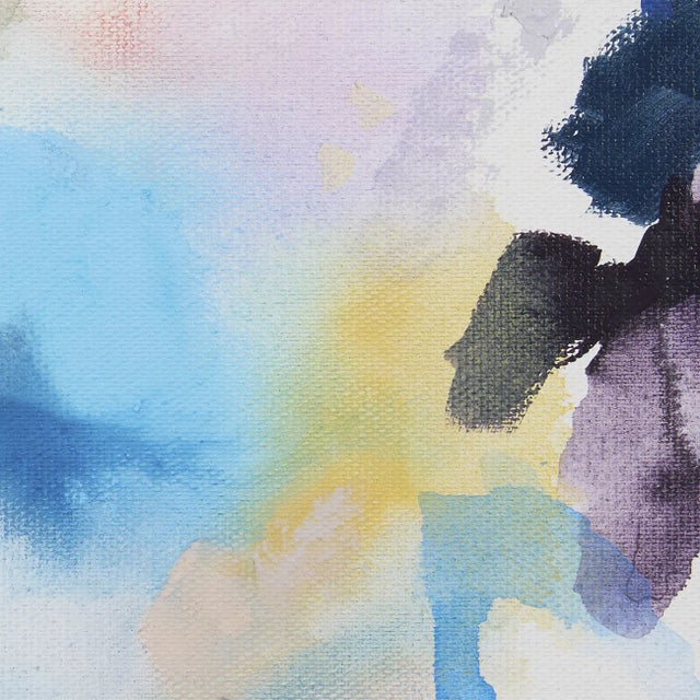 Textile Contemporary Abstract Acrylic on Canvas Painting "Perfect Coincidence 34" by Kyong Lee For Sale - Image 7 of 7