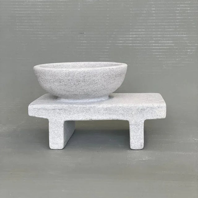 Hand carved marble vessel by tom von kaenel dimensions: d 15 x w 22 x h 12 cm materials: marble this piece is attributed...