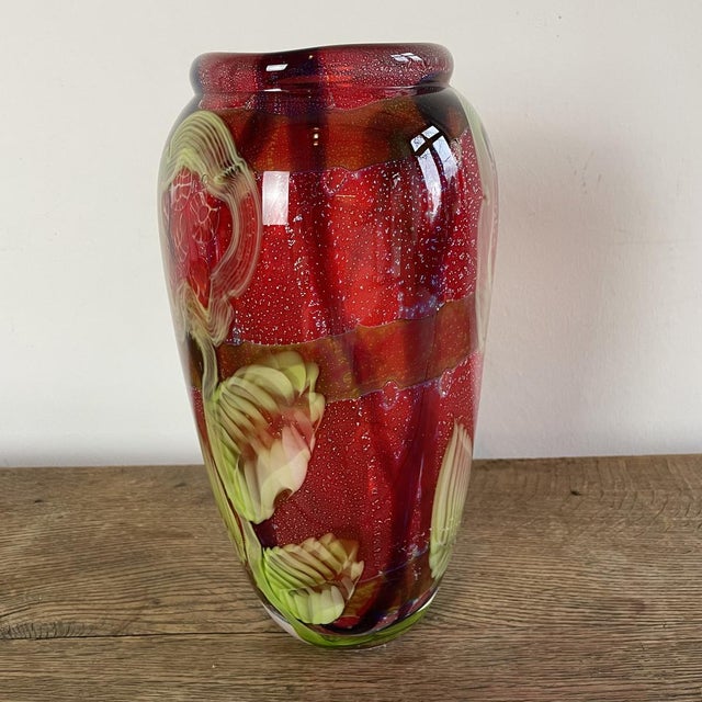 Murano Glass Vase, 1950s For Sale - Image 4 of 11