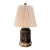 Vintage Frederick Cooper Chinoiserie Black & Gilt Hexagonal Table Lamp For Sale