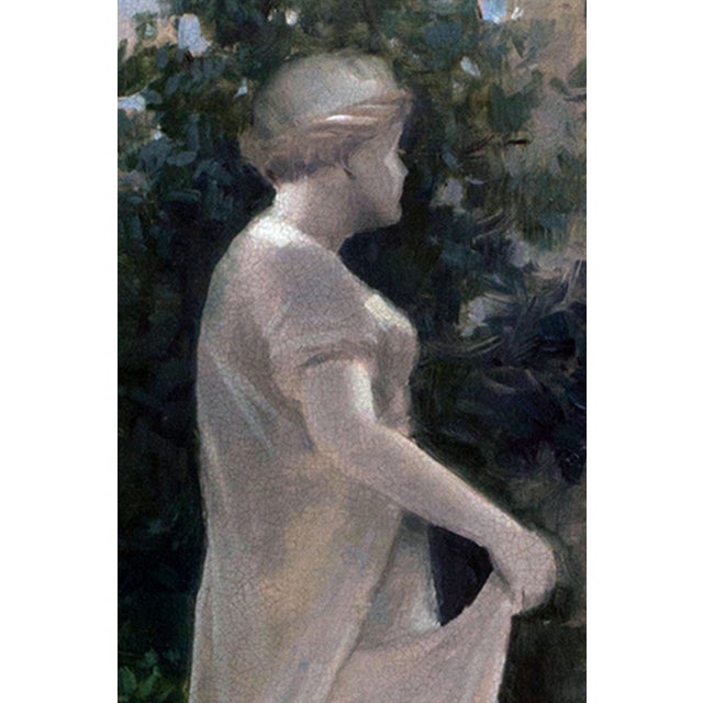 Antonio Celli, Garden, Oil on Canvas, Framed For Sale - Image 3 of 6