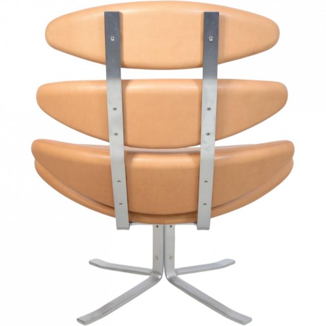 Vintage Corona Chair in Walnut and Leather by Erik Jørgensen, 2000s For Sale - Image 9 of 18