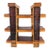 Handmade Reclaimed Oak Wine Barrel Three-Tier Serving & Display Stand For Sale
