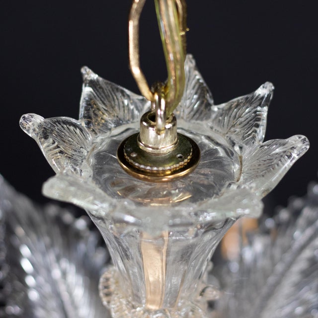 Glass Vintage Ca’ Rezzonico Style Gold‑Infused Murano Chandelier, in the Manner of Giuseppe Briati For Sale - Image 7 of 18