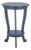 Mary Pedestal Table in Blue For Sale