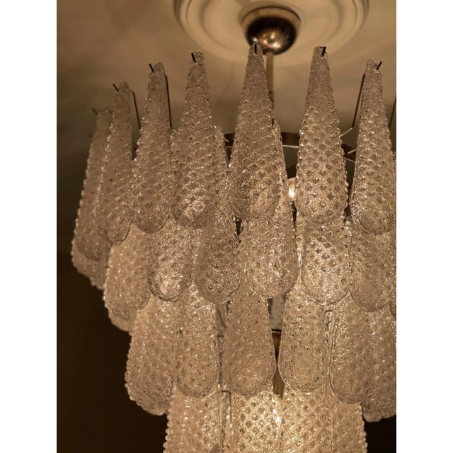 Large Murano Drop Chandelier For Sale - Image 11 of 13