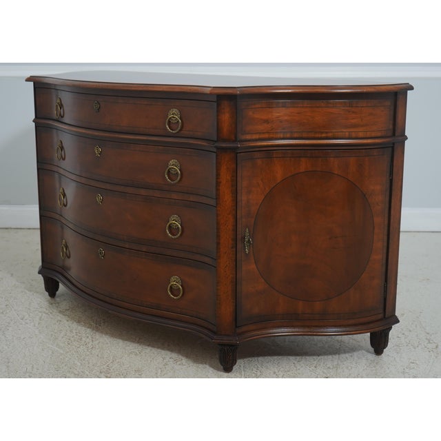 Age: Approx: 20 Years Old Details: Brown Mahogany Finish High Quality Construction Large Impressive Chest Well Cared For...