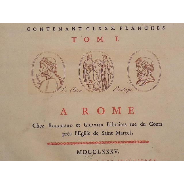 Late 18th Century Antique 18th Century Raphael Elephant Folio Sepia Etchings "St. Peter & St. Paul" - a Pair For Sale - Image 5 of 6