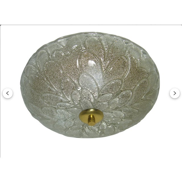 Hollywood Regency Flush Mount from Barovier & Toso, 1970s For Sale - Image 11 of 11