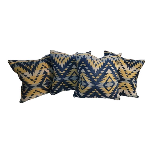Collection of Four Beacon Camp Blanket Pillows For Sale
