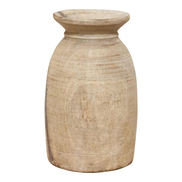 Bleached Antique Water Pot-Mondru For Sale