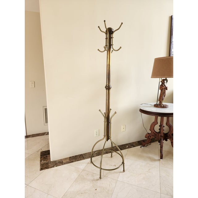 Vintage Coat & Hat Rack Stand Chairish
