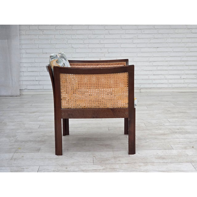 Danish Plexus Armchair in Teak and Mesh by Illum Wikkelsø for CFC Silkeborg, 1970s For Sale - Image 13 of 18