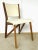 Wood Copeland Co. Modern Ivory Suede Exeter Side Chair For Sale - Image 7 of 7