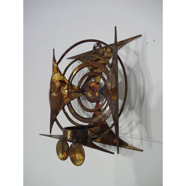 Brutalist Iron Candleholder by Henrik Horst, Denmark, 1960s For Sale - Image 4 of 13
