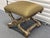 Wood French Empire Style Carved X-Form Footstool For Sale - Image 7 of 12