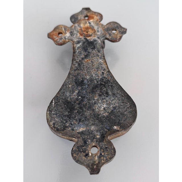 Antique Cast Iron Door Knocker For Sale In New York - Image 6 of 6