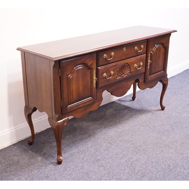 Kincaid Furniture Solid Cherry Traditional Style 60" Sideboard Buffet 6-88-090 For Sale - Image 4 of 14