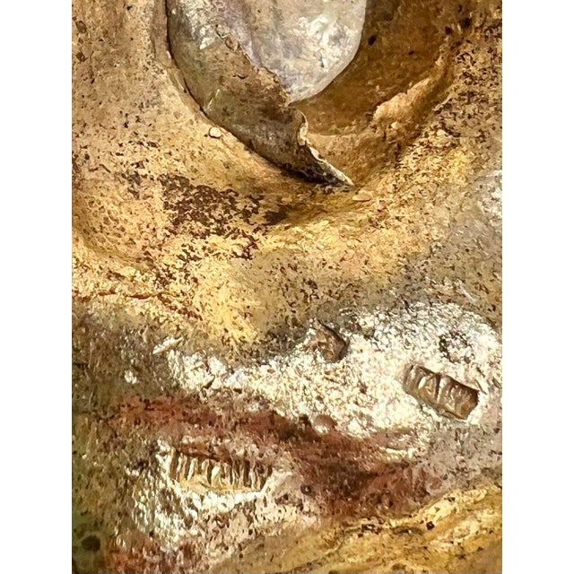 Antique Figaro Metal Glass, Perfume Bottles Pair For Sale - Image 10 of 10