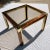 Mid-Century Modern Faux Tortoiseshell & Brass End Table For Sale - Image 13 of 13