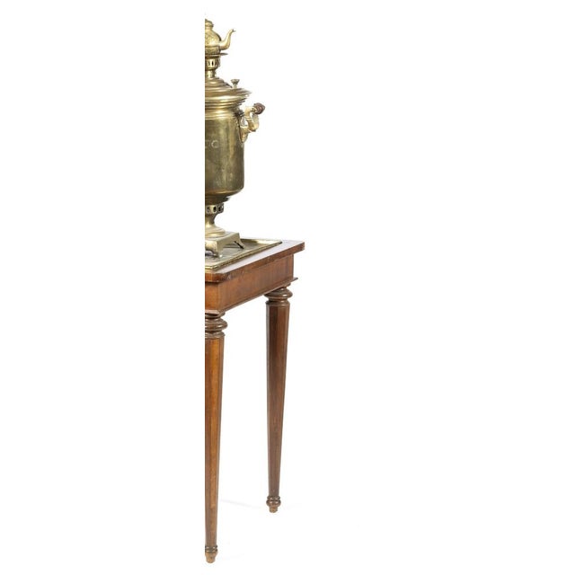 Somavar with Tray and Bowl and Table, Set of 3 For Sale - Image 4 of 8